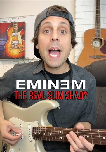 Eminem's The Real Slim Shady Guitar Tutorial
