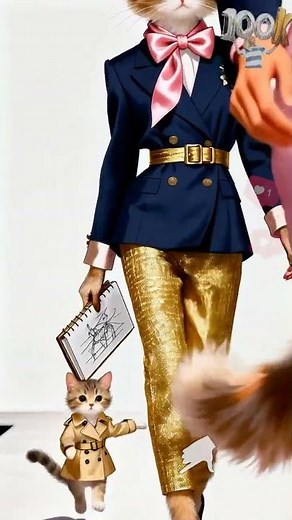 Fashion Cat Walk: Tiny Kittens on the Runway 😹✨