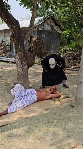 Horror Nun Prank on Sleeping Grandpa 😂 Wait for His Reaction!