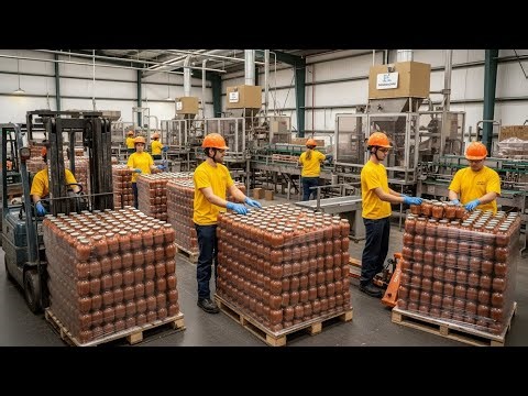 [Inside a Modern Apple Processing Plant: From Whole Apples to Cider and Sauce (Full Process)