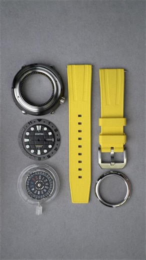 Vontra Watch | Premium Custom Watches on Instagram: "Taking you through the process of building the “Onyx Albacore”. Building watches has to be the best part of my job!"