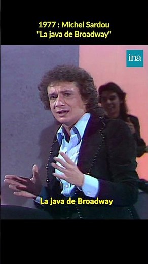 Michel Sardou "La java de Broadway" 🎉🥳 #INA #shorts