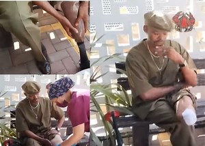 Israel Matseke-Zulu reveals amputated leg [UNEDITED VIDEO]