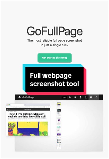Capture Full Webpage Screenshots with Go Full Page Extension