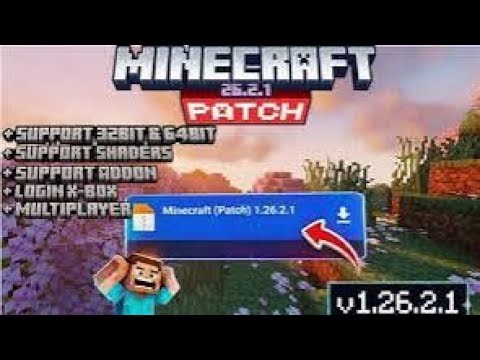 Minecraft PE 1.26.2.1 APK + LINK DIRETO (SEM ERRO) 🎯 ✅