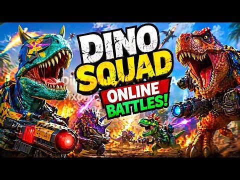 DINO SQUAD CHAOS! 🦖 Epic Online Battles, Crazy Dinosaurs & Non-Stop Action!
