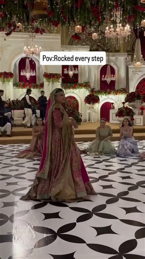 POV: Rocked Every Step 🔥💃 #WeddingDance #DesiWedding