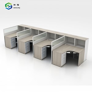 [Hot Item] Innovative Office Furniture Modern L Shaped Cubicle Table Design