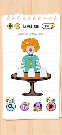 Brain Test Level 136 Solution & Walkthrough | Tricky Puzzles (Android & iOS Shorts)