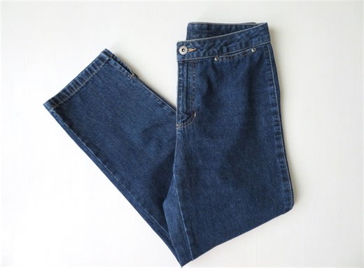 Vintage Liz Claiborne Cropped Jeans, Size 2 Petite, 90s Indigo Denim - Etsy