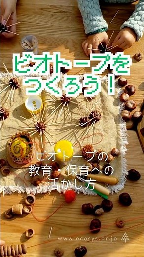 学校・園庭ビオトープをつくろう！_⑦ビオトープの教育・保育への活かし方 #ビオトープ #園庭ビオトープ #学校ビオトープ #こども環境管理士 #自然体験 #環境教育 #生きる力 #日本生態系協会