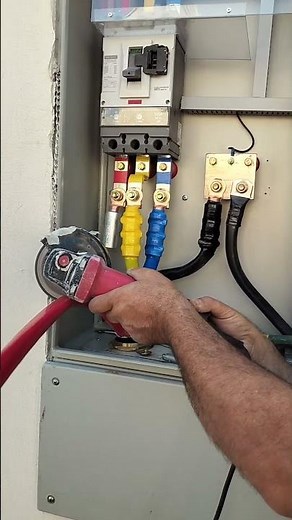 Three phase cable connection#shorts #cable