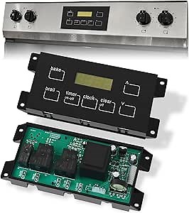 YHK 316455420 Oven Stove Clock Timer Control Board, Range Electronic Control Board for Electrolux/Kenmore Stove Oven Ranges, Replace Part Number 316222811, AP3960228, PS1528269
