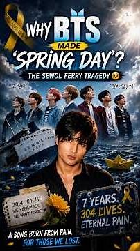 BTS'Spring Day'? Dark sach The Sewol Ferry Tragedy 🥺#BTS #SpringDay #BTSArmy #sewolferry