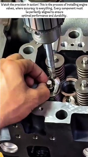 Engine Valve Installation Process | Precision Assembly Work