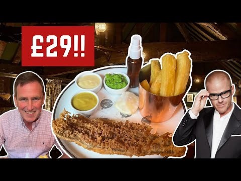 Reviewing £29 MICHELIN FISH AND CHIPS and I met a FAMOUS CHEF!
