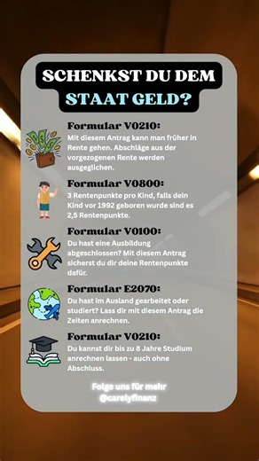 Schenkst du dem Staat Geld?