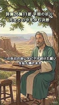 詩篇26篇11節黙想の祈り 完全さの中を歩む決断