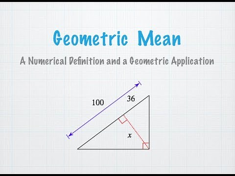 Geometric Mean video