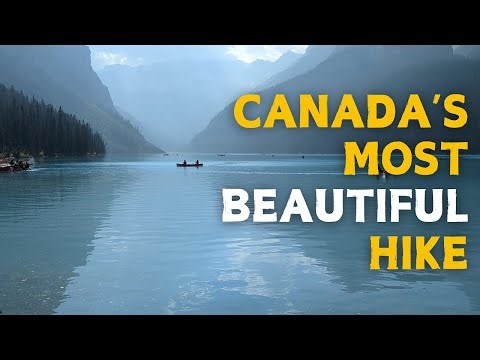 Canada’s Most Beautiful Hike! Moraine Lake to Lake Louise | AB, Canada
