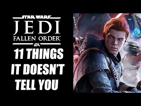 11 Beginners Tips And Tricks Star Wars Jedi Fallen Order Doesn't Tell You