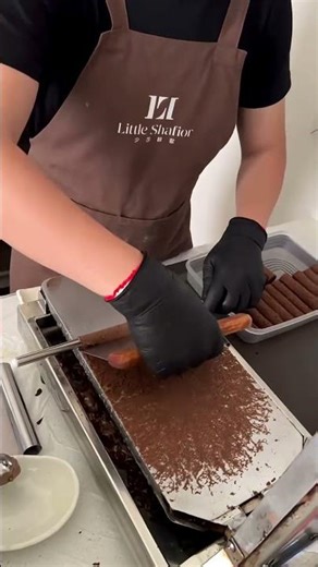 Roll Cake Making | Smooth Layers #shorts #food