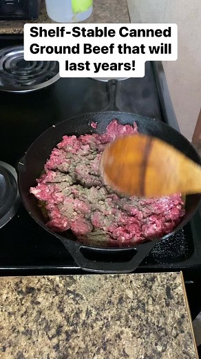 #canning #cannedbeef #groundbeef #canningandpreserving #canningseason #FoodPreservation #food #preservation #pantryorganization | Prepsteader