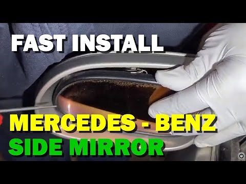 Removal/Install MirrorGlass.Mercedesbenz,CLK320,CLK350,CLK500,CLK55 AMG,CLK550,CLK63 AMG,SL500,SL600