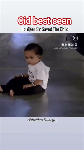 CID Abhijit sir saved a child 😊#cid new short #latest video 💕 #cid Chennal subscribe kre