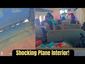 Shocking Video: South African Lady Exposes Rusting Airplane Interior Mid-Flight