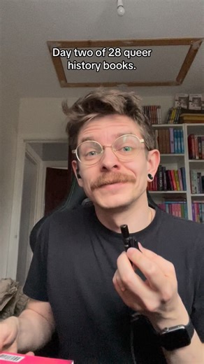 Day 2 of 28 queer history books you should read this LGBT History Month. Bad Gays: A Homosexual History by Huw Lemmey & Ben Miller is all about queer villains and evil twinks. There’s chapters on Frederick the Great, Lawrence of Arabia, Margaret Mead and Ronnie Kray. There’s also the Bad Gays podcast which releases new episodes twice a week. Looking for more queer history books to read this LGBT history month? Check out The Proud Geek Online Bookshop. #queerbooks #queerhistorybooks #lgbthistorym