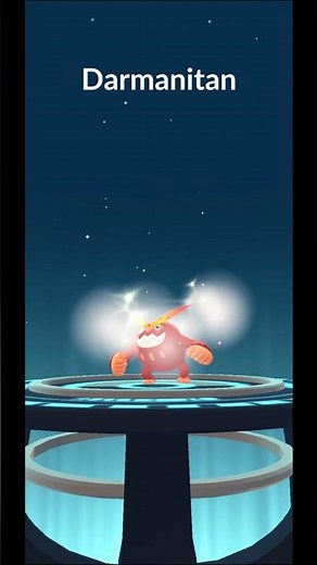 I Evolved IV Darumaka to Darmanitan IV in Pokemon GO #Shorts