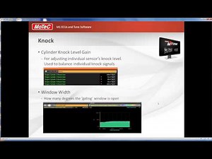 M1 ECU Training: Setting up knock control