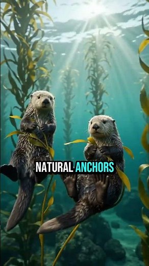 How Sea Otters Keep From Drifting Away