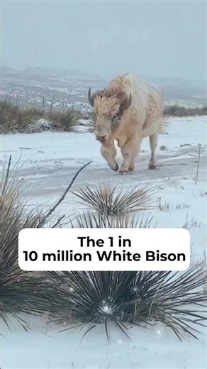White Bison: One in 10 Million — Nature’s Rare Sacred Symbol