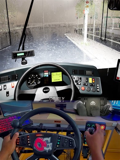 Alone on the Bus? 😂 Sim Racing Funny Moment