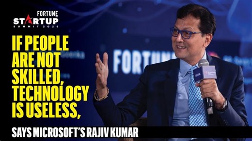 You can have all the tech, but if people are not skilled, it is useless: Microsoft’s Rajiv Kumar | Fortune India