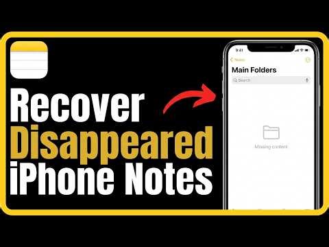 How to Recover Notes that Disappeared on iPhone: Step by Step Guide