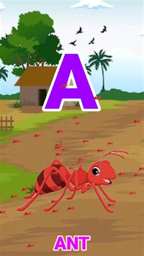 A for Ant 🐜 | Kids Alphabet Learning Video | ABC for Toddlers #abcd