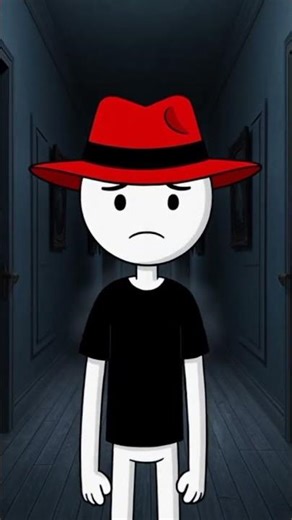 Haunted House Stickman Story 😱 | Short Horror Animation | Ghost Mystery #shorts