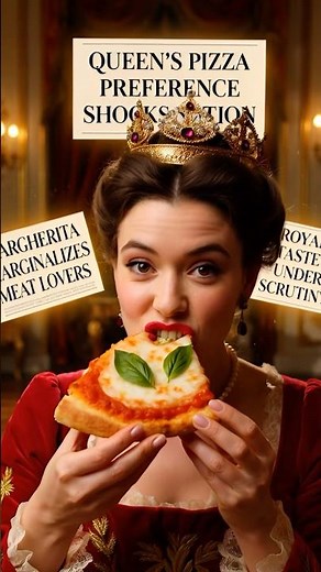 The Royal Origin of Pizza Margherita 👑 #history