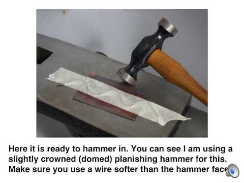 Wire Scoring with hammer