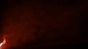 Abstract loop orange red smoke cloud flow animation
