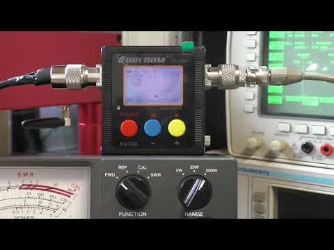 Surecom SW-102HF, unbox and test, Marconi 2966A