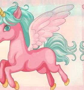 Cute Unicorn Animation Closeup View Stock Footage Video (100% Royalty-free) 3656173353 | Shutterstock