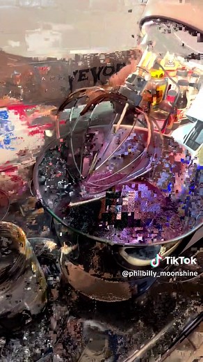 Blueberry cobbler #moonshine #recipe #drinktok #drinks #delicious #philbillymoonshine #homebrew #shinetok