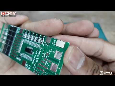 Lithium Battery 18650 BMS 24V 6S 40A with BALANCE
