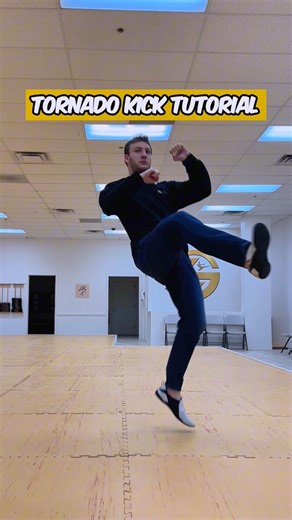 Tornado Kick Tutorial | LG Martial Arts #martialarts #taekwondo #tornadokick | Liam Gutmacher TKD