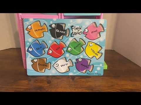 Learn Colors with Fish Puzzle Best Learning Video for Kids
