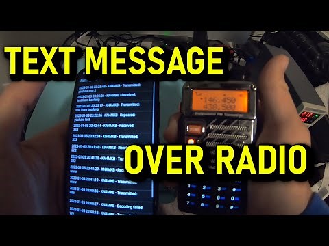 Ribbit - Text Message over Ham Radio with a Baofeng